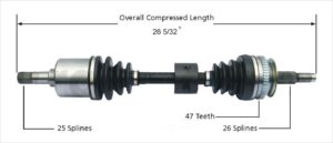 Left or Right Axle