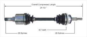Left or Right Axle