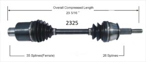 Left or Right Axle