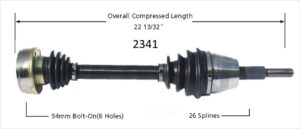 Left or Right Axle