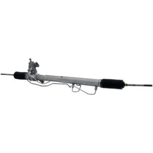 Rack and pinion power steering gear.