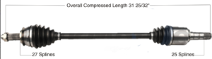 Left or Right Axle
