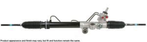 Rack and pinion power steering unit.