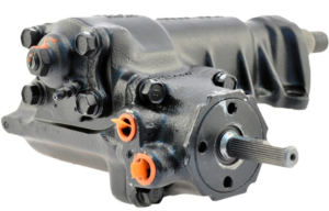 Steering gear box for 1990 and 1991 Chevrolet Tracker.