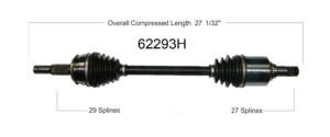 Left or Right Axle