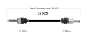 Left or Right Axle
