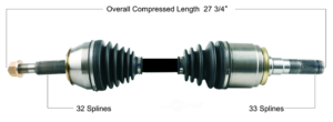Left or Right Axle