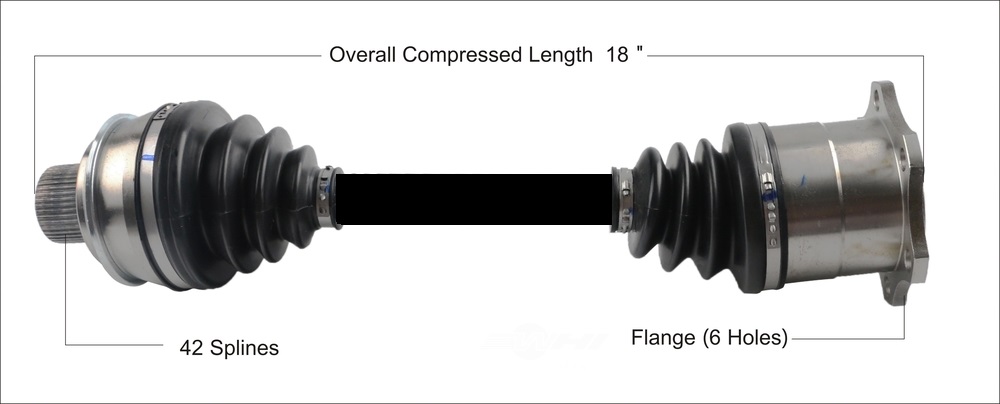 Left or Right Axle