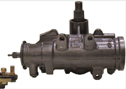 Power steering gear box for 1973 to 1976 Oldsmobile Omega.