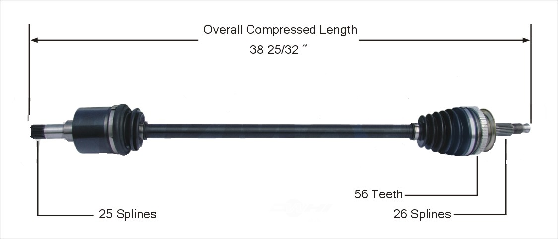 1996 – 1997 PLYMOUTH ACCLAIM ALL W/ ABS RIGHT – Phoenix Rack and Axle