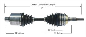 1992 - 1994 CHEVROLET CAVALIER A/T W/ ABS LEFT
