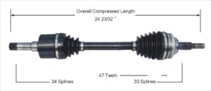 1994 - 2002 SATURN S SERIES W/ ABS LEFT