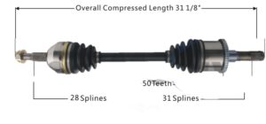 Left or Right Axle