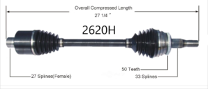 We rebuild domestic CV axles.