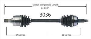1986 - 1989 HONDA ACCORD A/T RIGHT