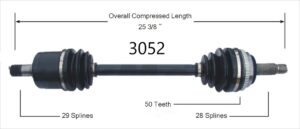 1989 - 1990 ACURA LEGEND W/ ABS LEFT