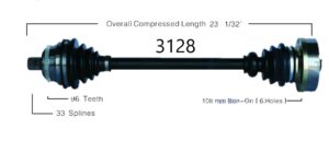 1988 - 1990 AUDI 80 4 CYL. M/T W/O ABS LEFT