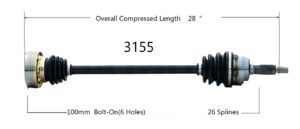 Left or Right Axle