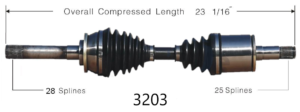 Ram the competition with a new CV axle.