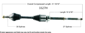 2016 to 2019 Ford Flex CV axle.
