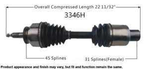 Four by four Ford F150 CV axles.