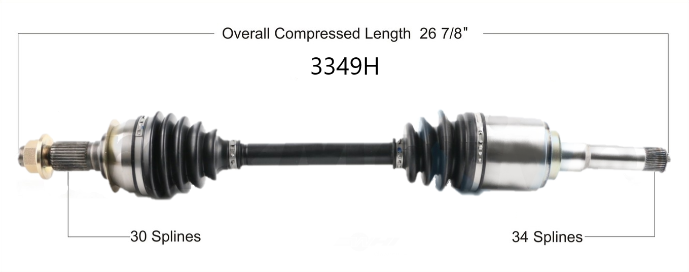 3349H To the Swift go the race. Change your Suzuki CV axle to keep the pace.