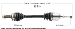 2016 Chevrolet Malibu CV axle.