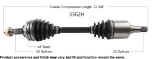 Our CV axle helps turn your Chevrolet Spark.