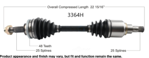 2016 to 2018 Chevrolet Spark CV axle.