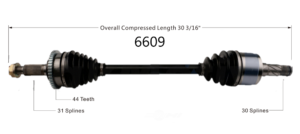 Left or Right Axle