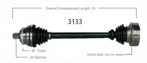 1988 - 1990 AUDI 80 4 CYL. A/T W/O ABS RIGHT