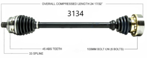 Remanufactured CV axles let your Audi turn smoothly.