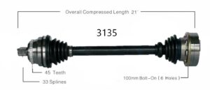 1988 - 1990 AUDI 80 4 CYL. A/T W/ABS RIGHT