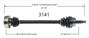 Left or Right Axle