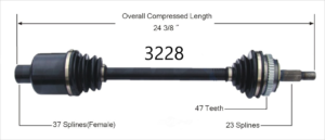 The Premier driving experence starts with our CV axle.