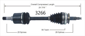 The Eagle Talon grips the road with our Cv axles..