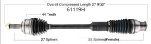 Let our remaned CV axle drive your car down the road.