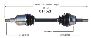 Luxary resides in our rebuilt CV axles.