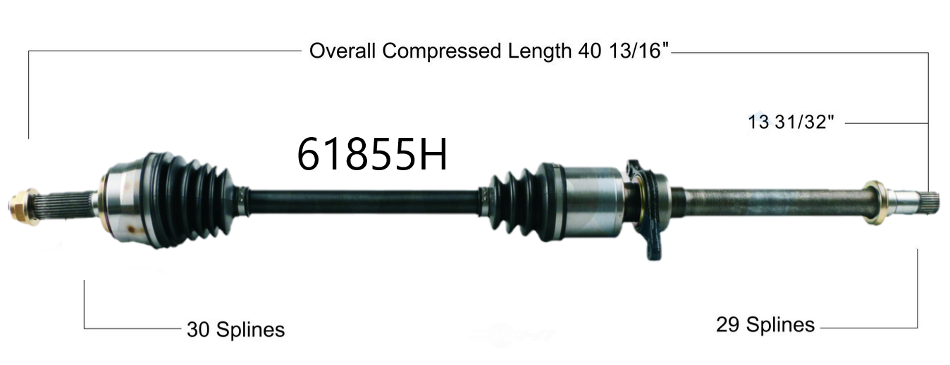 2012 – 2015 HONDA PILOT FWD FRONT PASSENGER SIDE CV AXLE – Phoenix Rack ...