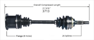 Left or Right Axle