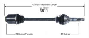 Left or Right Axle