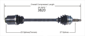 Left or Right Axle