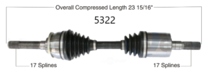 Left or Right Axle