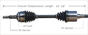 Left or Right Axle