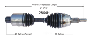 Left or Right Axle