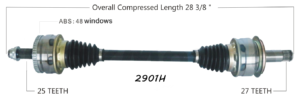 2013 - 2015  JAGUAR XF REAR 3.0L & 5.0L LEFT