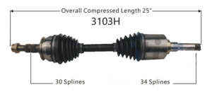 Left or Right Axle