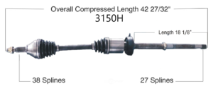 Right axle