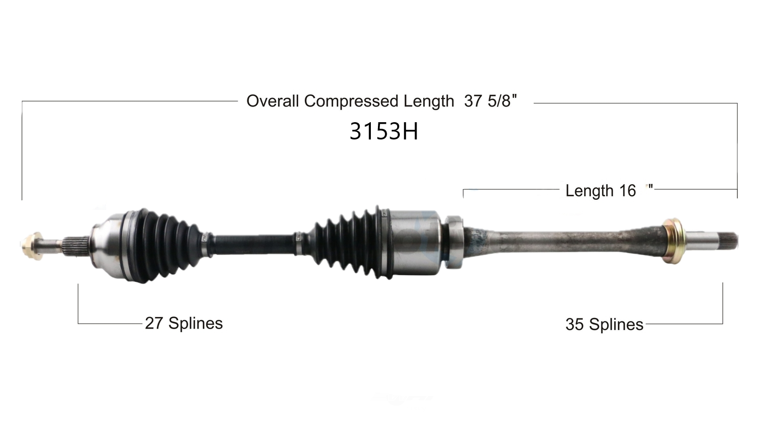 3153H Right Axle