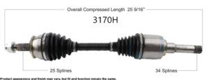 2014 CHevrolet Trax CV axle.